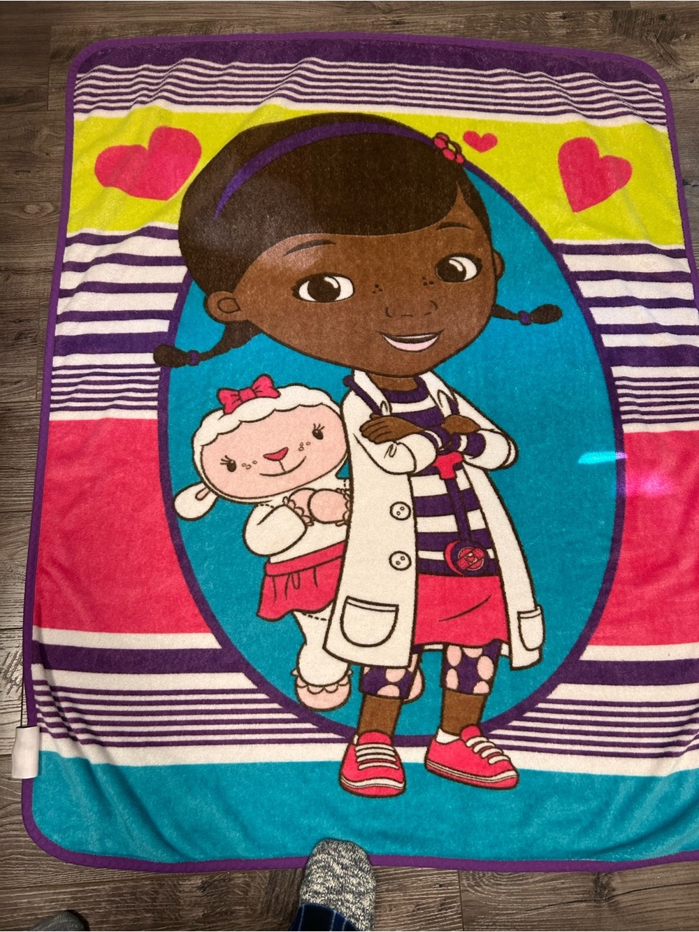 Doc mcstuffins kids fleece